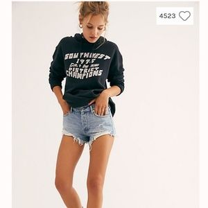 2 Pairs Free People Good Loving Vibrations cutoffs